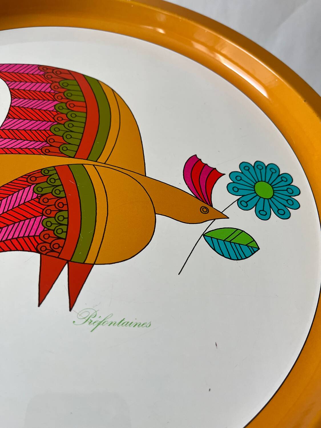 Vintage Prefontaines bird tray