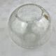 Small vintage glass ball vase Glashütte Rheinpfalz