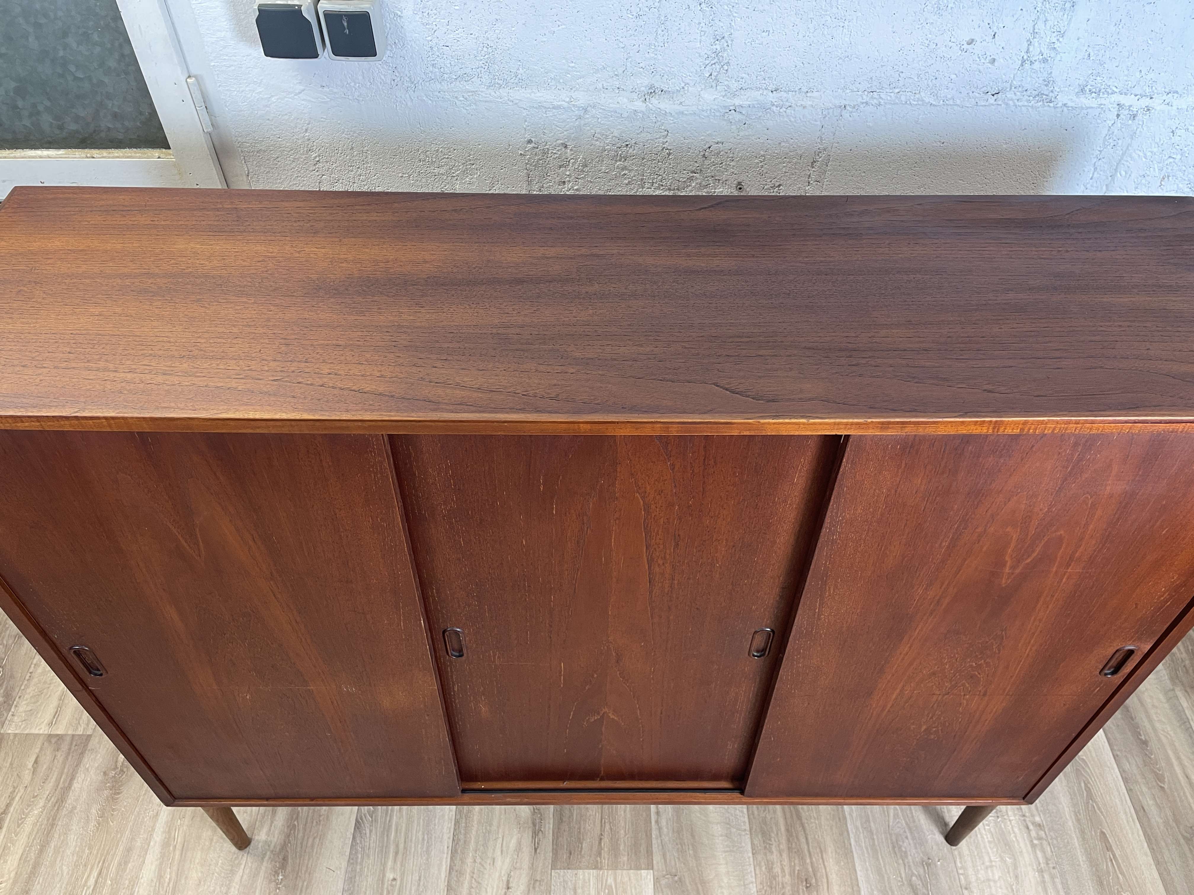 Enfilade vintage Scandinavian teak "highboard" sideboard, 60s