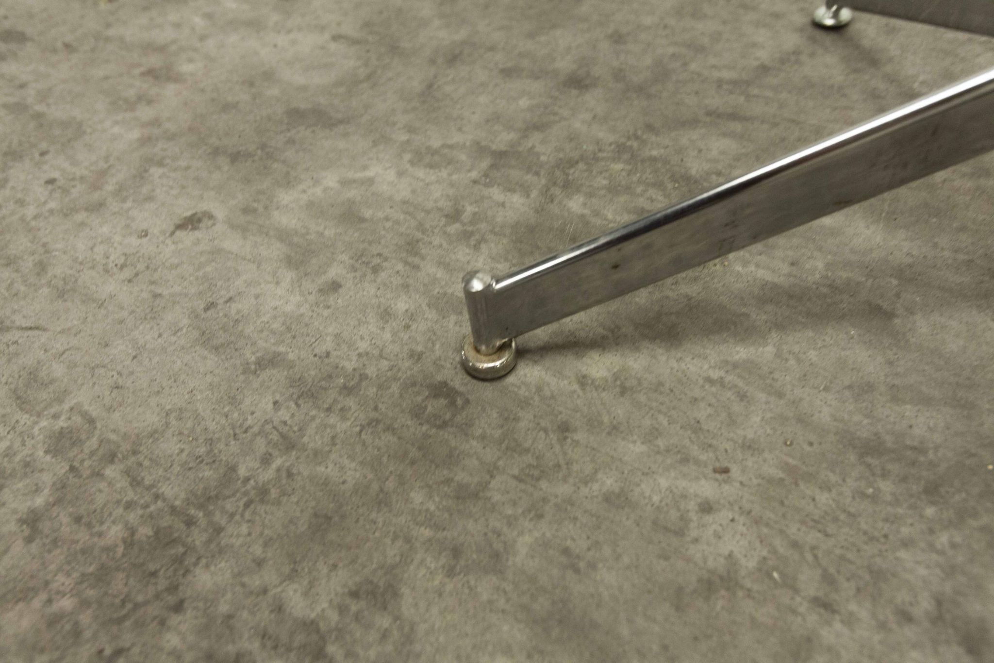 Industrial 1960 chrome coat rack parrot