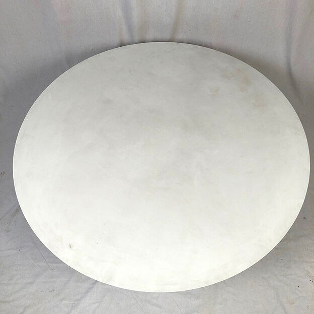 Large coffee table tulip foot and round turntable, Grosfillex 60s