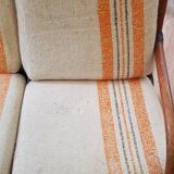 Banquette rotin divisable
