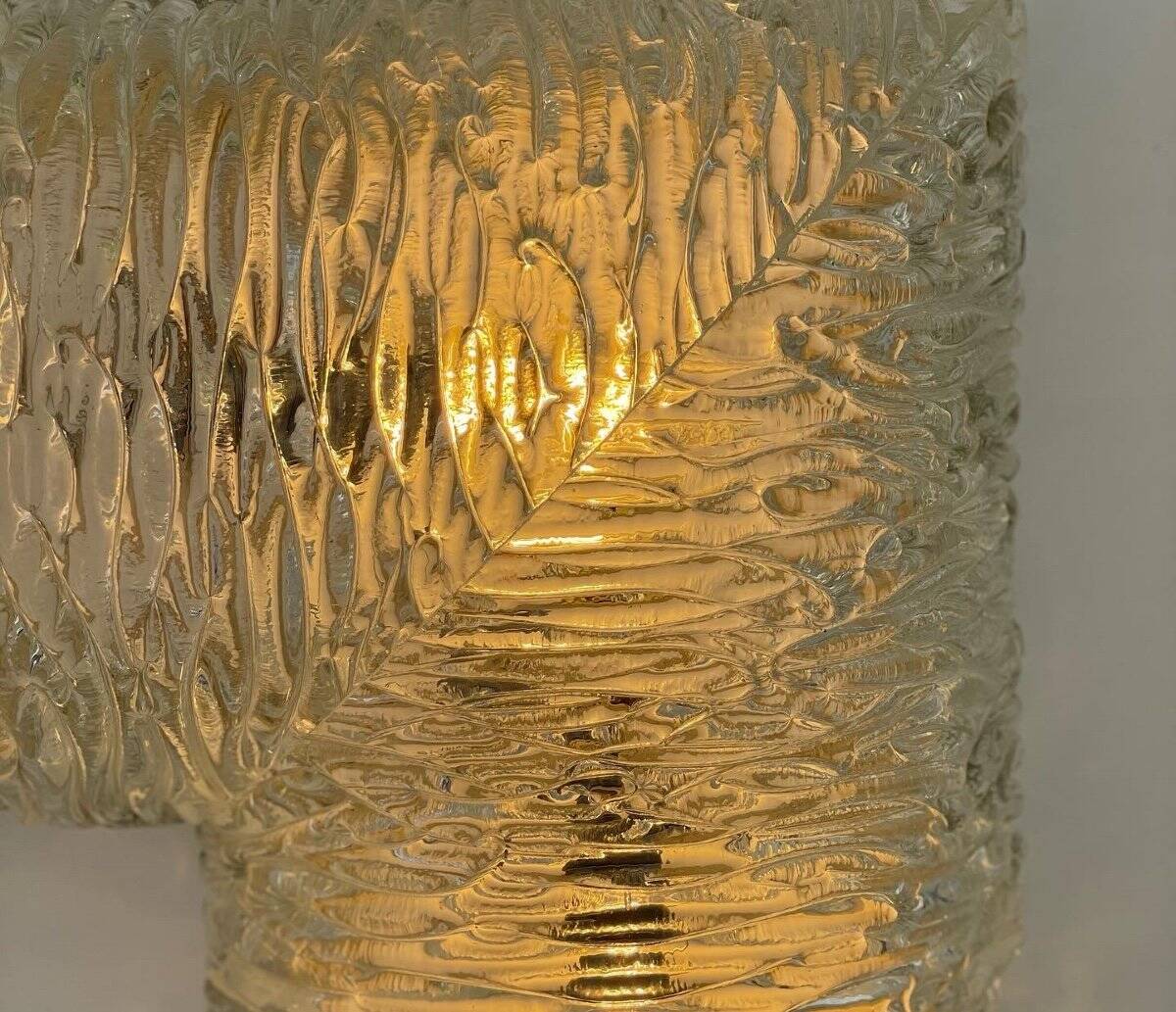 Murano glass ceiling chandelier, Barovier circa 1950