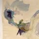 Aquarelle sur papier signée au pinceau Hervé Delatouche sans titre, 1972
