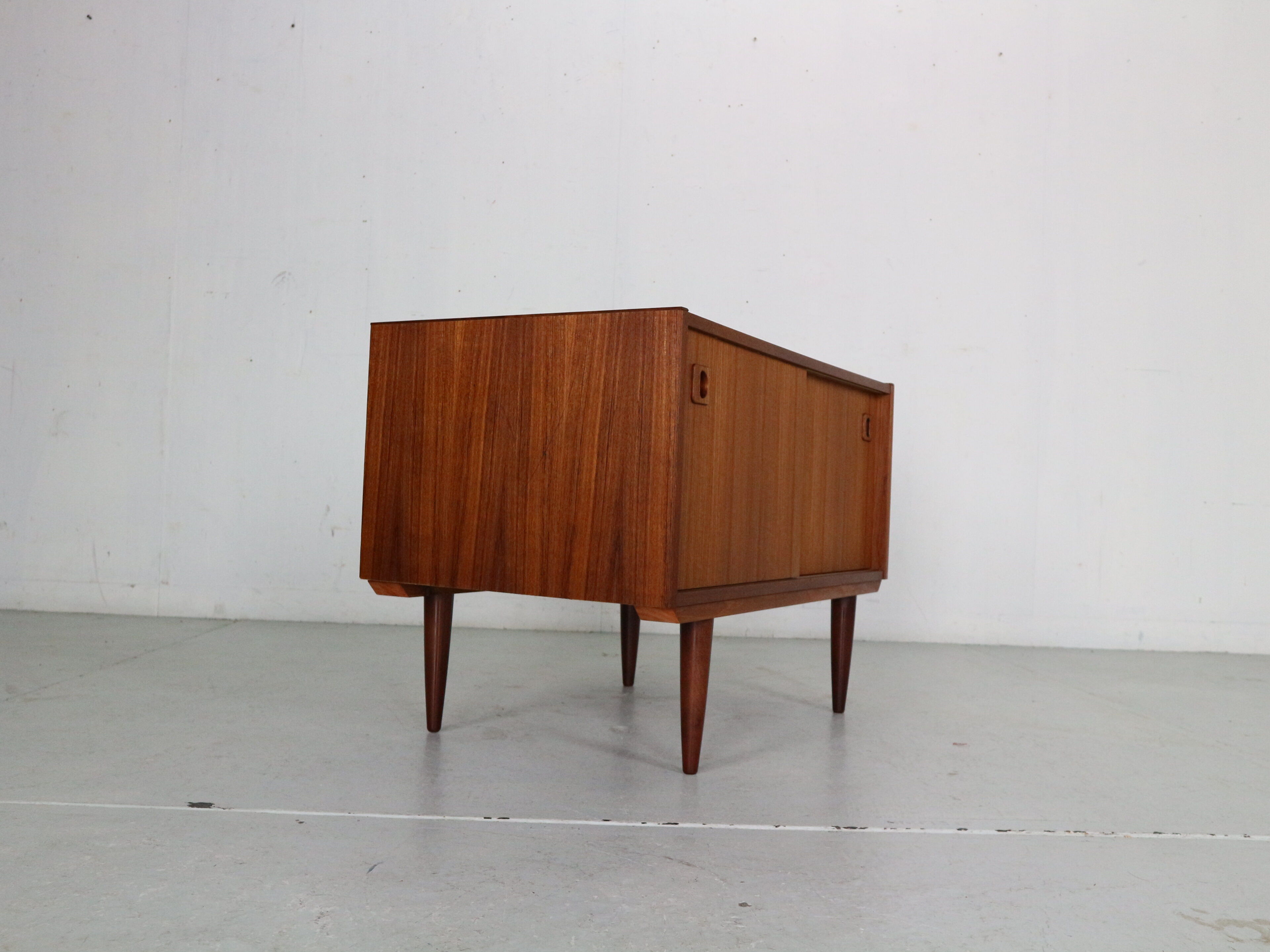 Mid century modern mini teak sideboard, 1960 Denmark