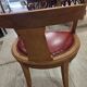 cabriolet de bureau en cuir