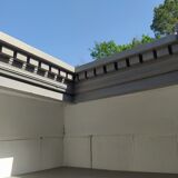 Gustavian grey patina notch