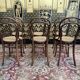 Suite de 6 chaises bistrot en cannage Thonet restaurées