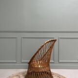 Rattan armchair for children