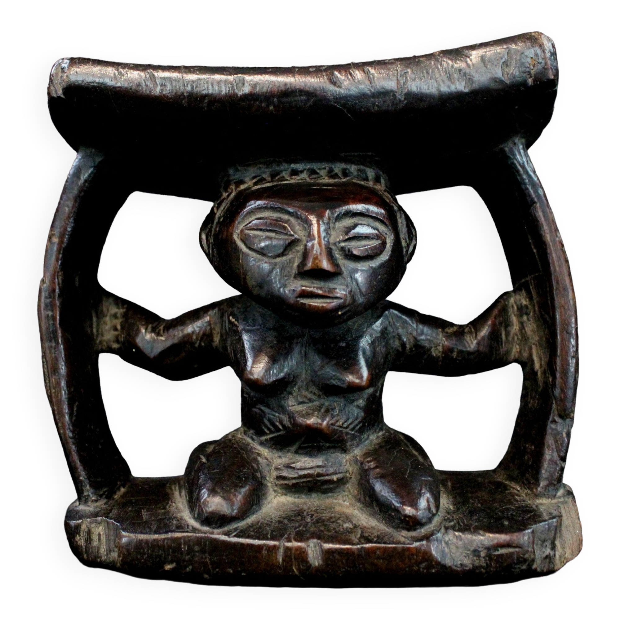 Former neck support ethnic Luba Democratic Republic of Congo