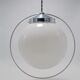Opaline globe pendant lamp
