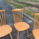Suite of 4 Baumann chairs, Menuet model.