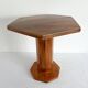 Art Deco guéridon from the 1930s in walnut and oak.