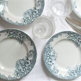 Old 4 plates "Narcisses"