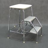 Vintage Metal Stool, 1980s