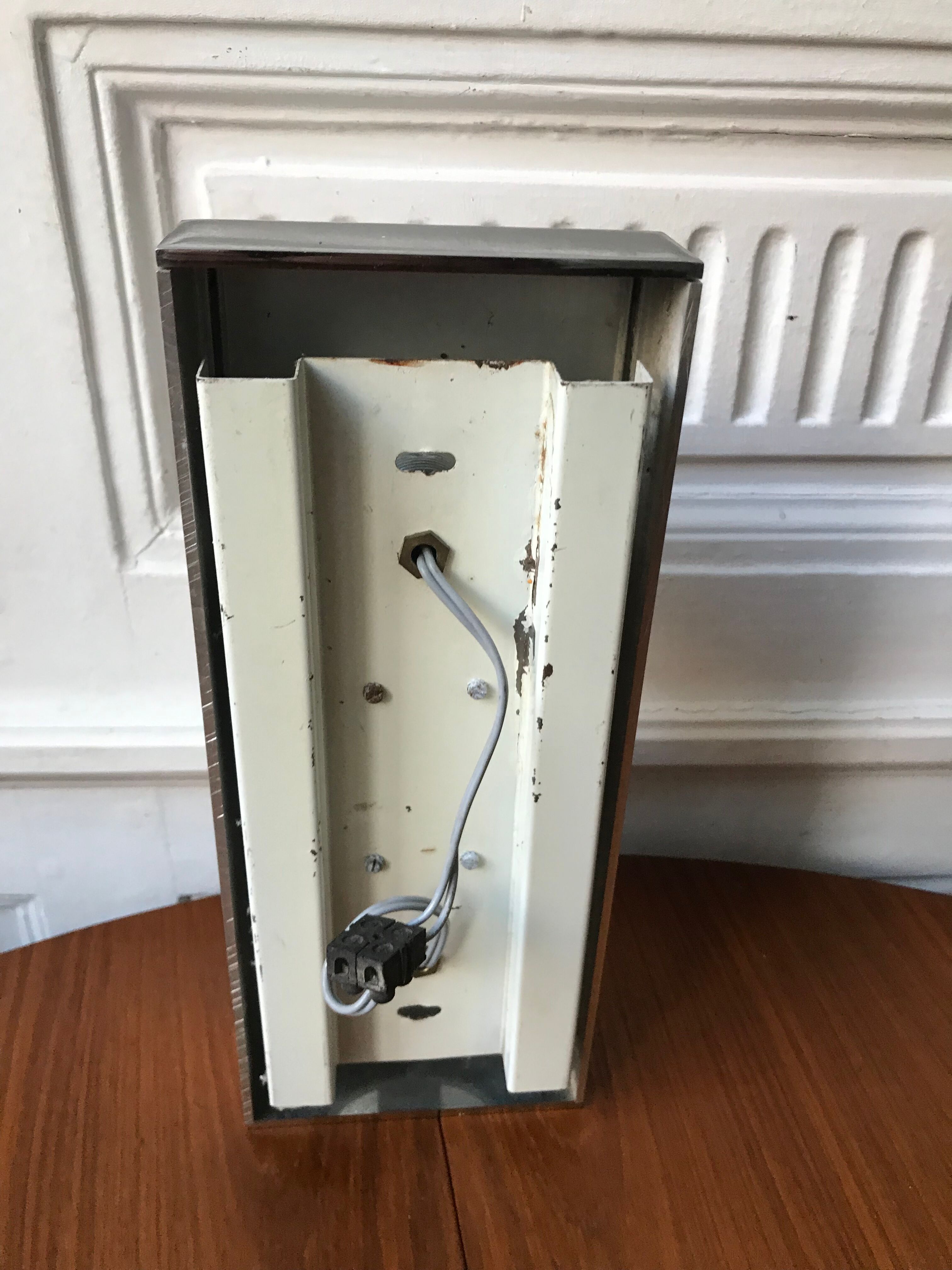 Vintage opaline wall lamp