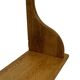 Vintage shelf  in oak wall rack book 1970s wood minimalist design