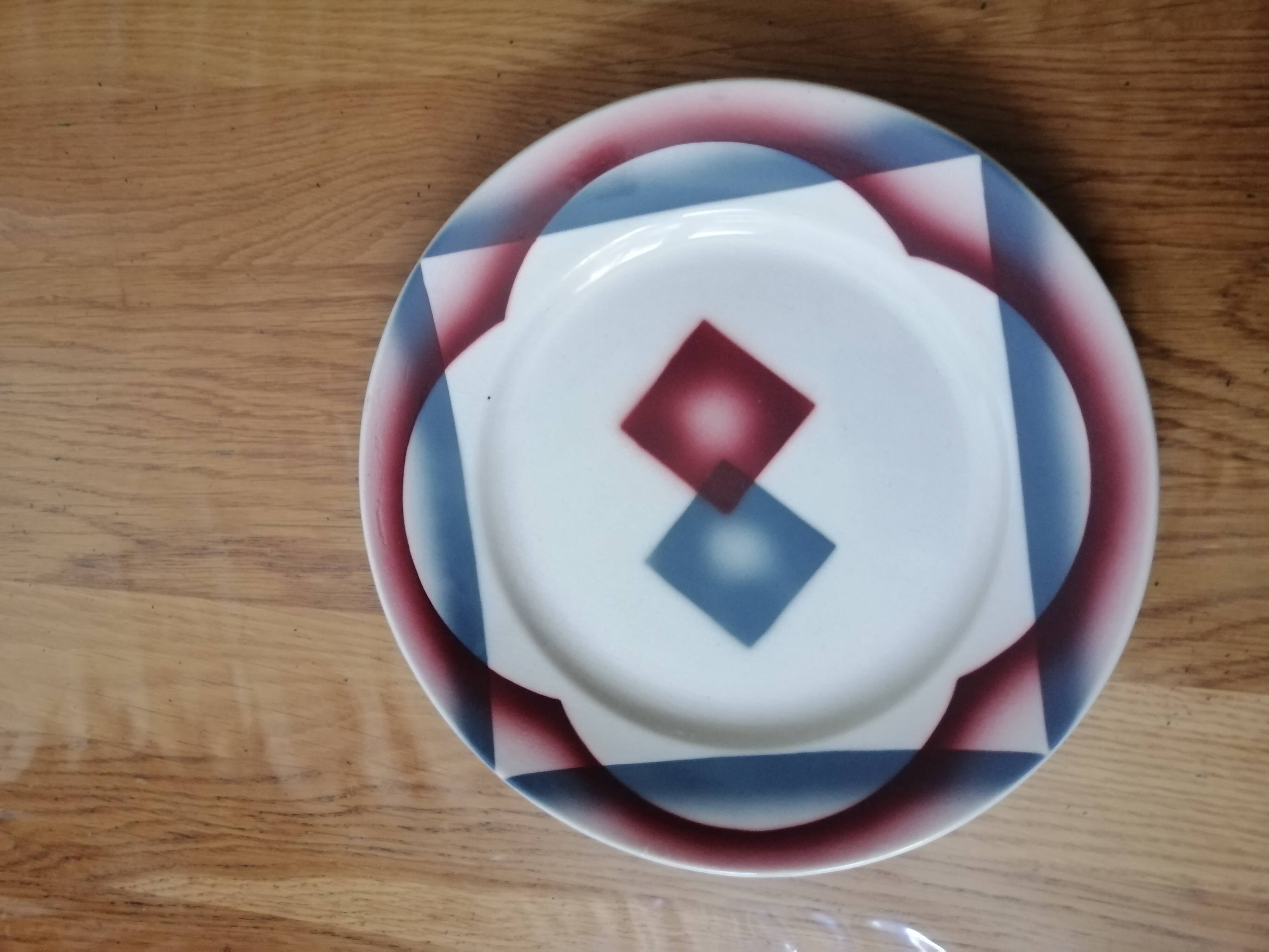 Set of three vintage deep plates