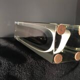 FLAVIO POLI for SEGUSO Vetri d'arte, Multi-layered glass vase, Murano, circa