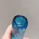 Small vase with inlaid ‘bubbles’ in a beautiful turquoise colour.