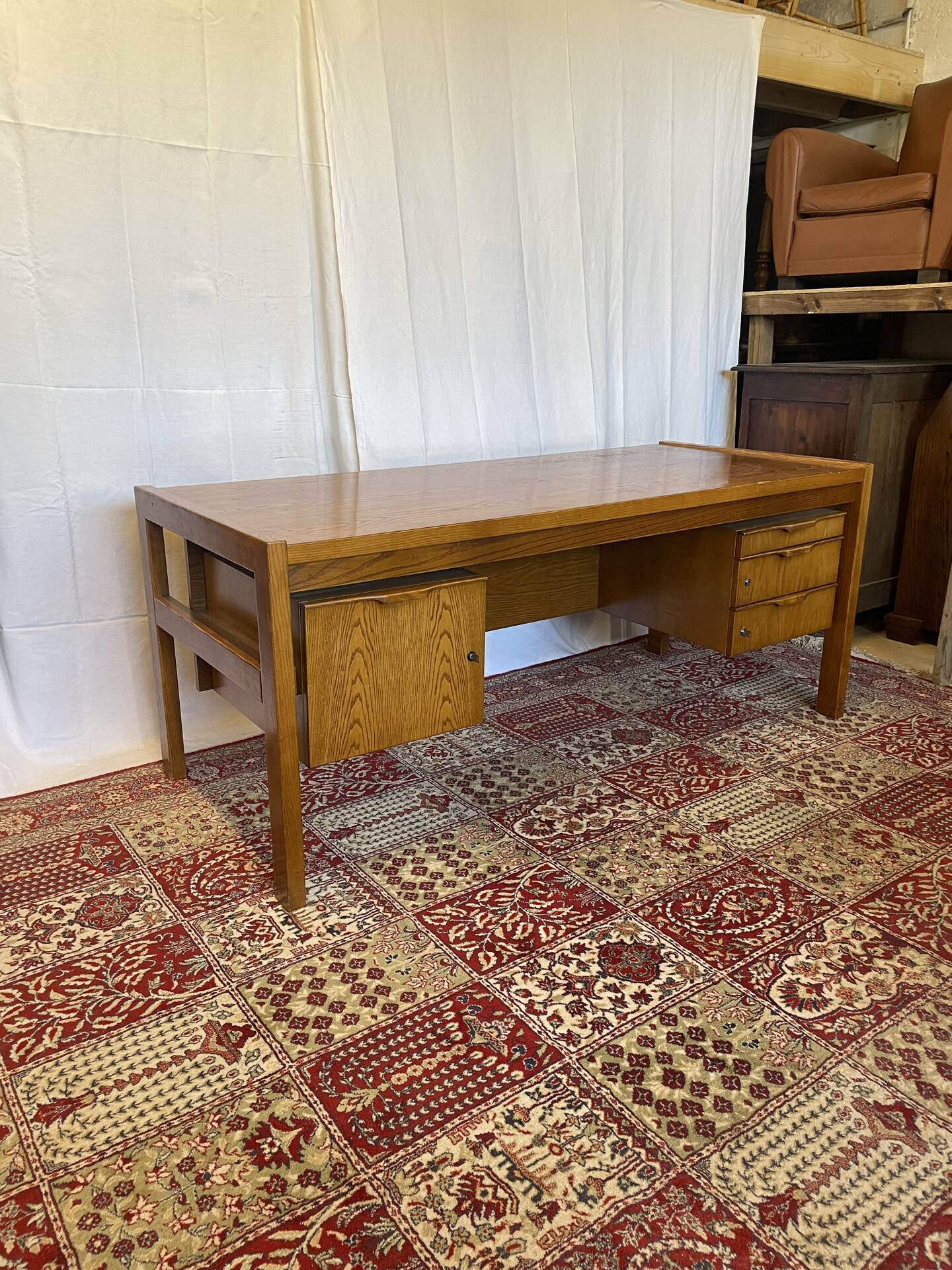 Vintage wooden desk – 1960s/70s
