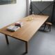 Large oak coffee table