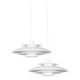 Pair of Danish vintage pendant lamp from 1980s