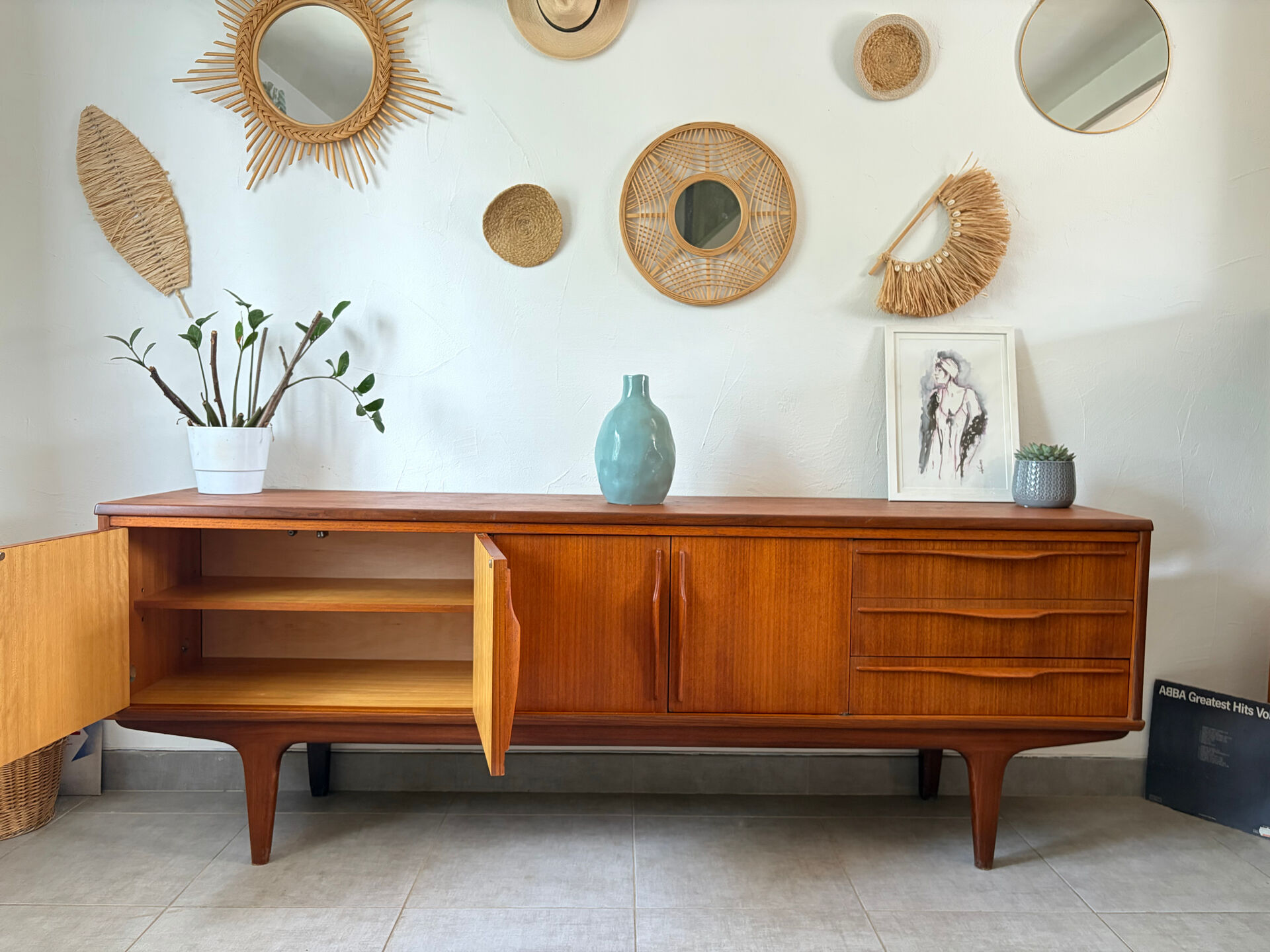 Vintage Scandinavian enfilade Andersen Johannes