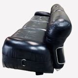 3 Room Living Room, Italy 1970/80 Black “adriano Piazessi”