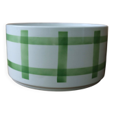 Vintage salad bowl Moulin des Loups 'tablecloth' model