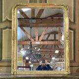Miroir 19ème doré