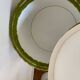 Lot 2 green fur poufs from the 70s