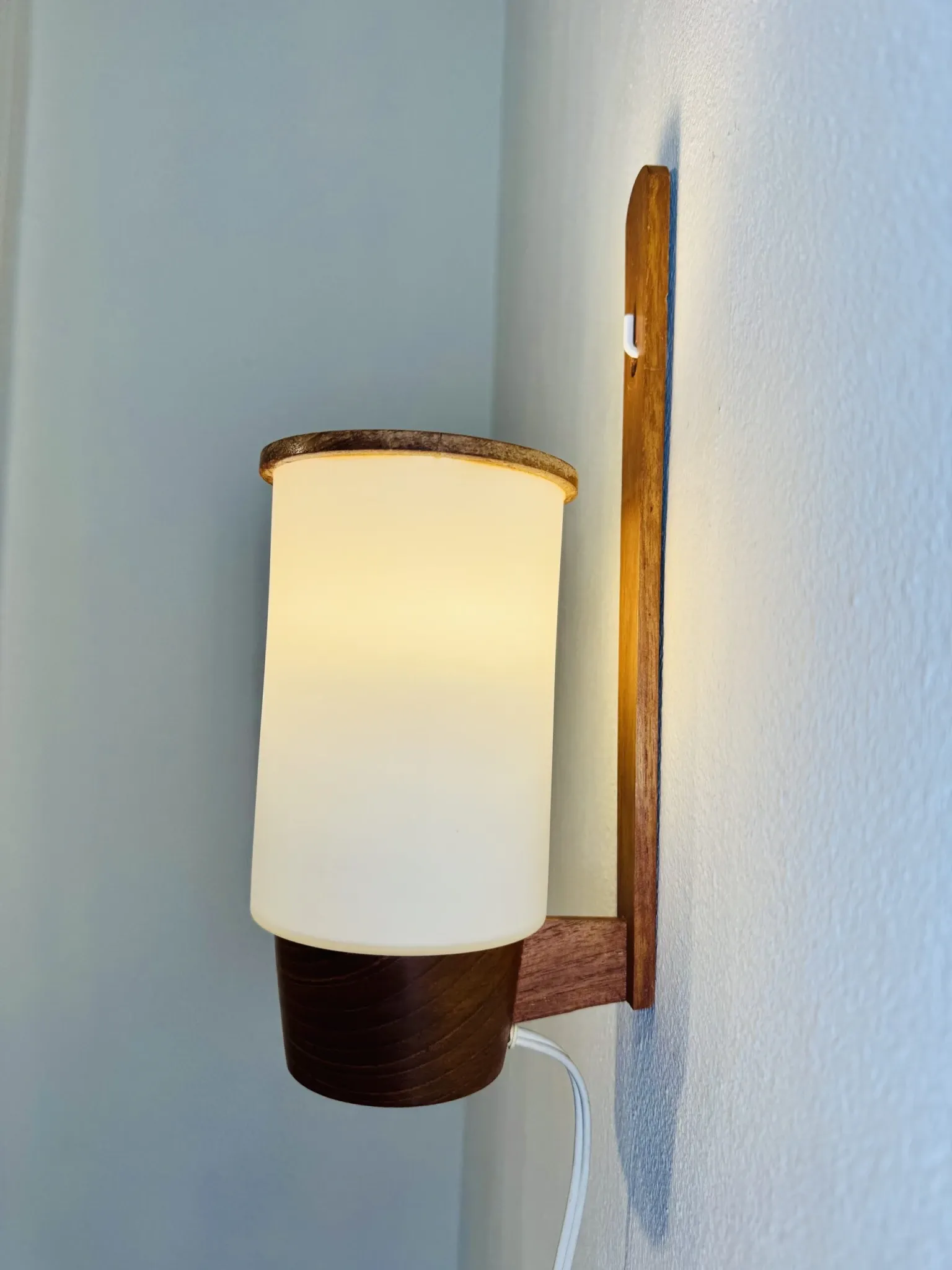 Cylindrical Wall Lamp By Uno & Östen Kristiansson For Luxus, Sweden, 1960S