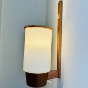 Cylindrical Wall Lamp By Uno & Östen Kristiansson For Luxus, Sweden, 1960S