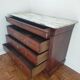 Commode Louis Philippe en acajou et plateau marbre