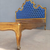 Bed frame gilded wood rocaille style