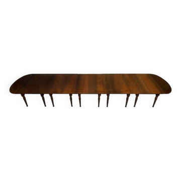 Rare Gillows Lancaster 1789-1795 George III American Walnut Dining Table