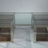 Coffee table and 4 removable side tables