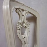 Louis XV Baroque Style Lacquered Chairs, Set of 2