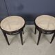 Pair of Thonet 214RH stools, 1980s