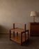 Vintage folding pine service trolley, 1970s