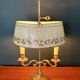 Lampe bouillotte en bronze de style louis xv vers 1850