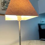 Vintage ikea basisk wood and steel lamp 1990