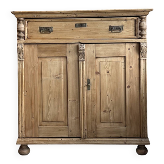 Antique solid pine sideboard
