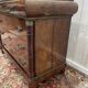 Commode époque Empire acajou marbre carrare