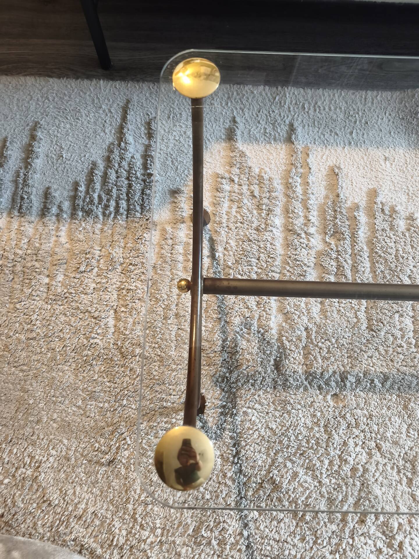 Vintage coffee table from the 70s – Hollywood Regency style