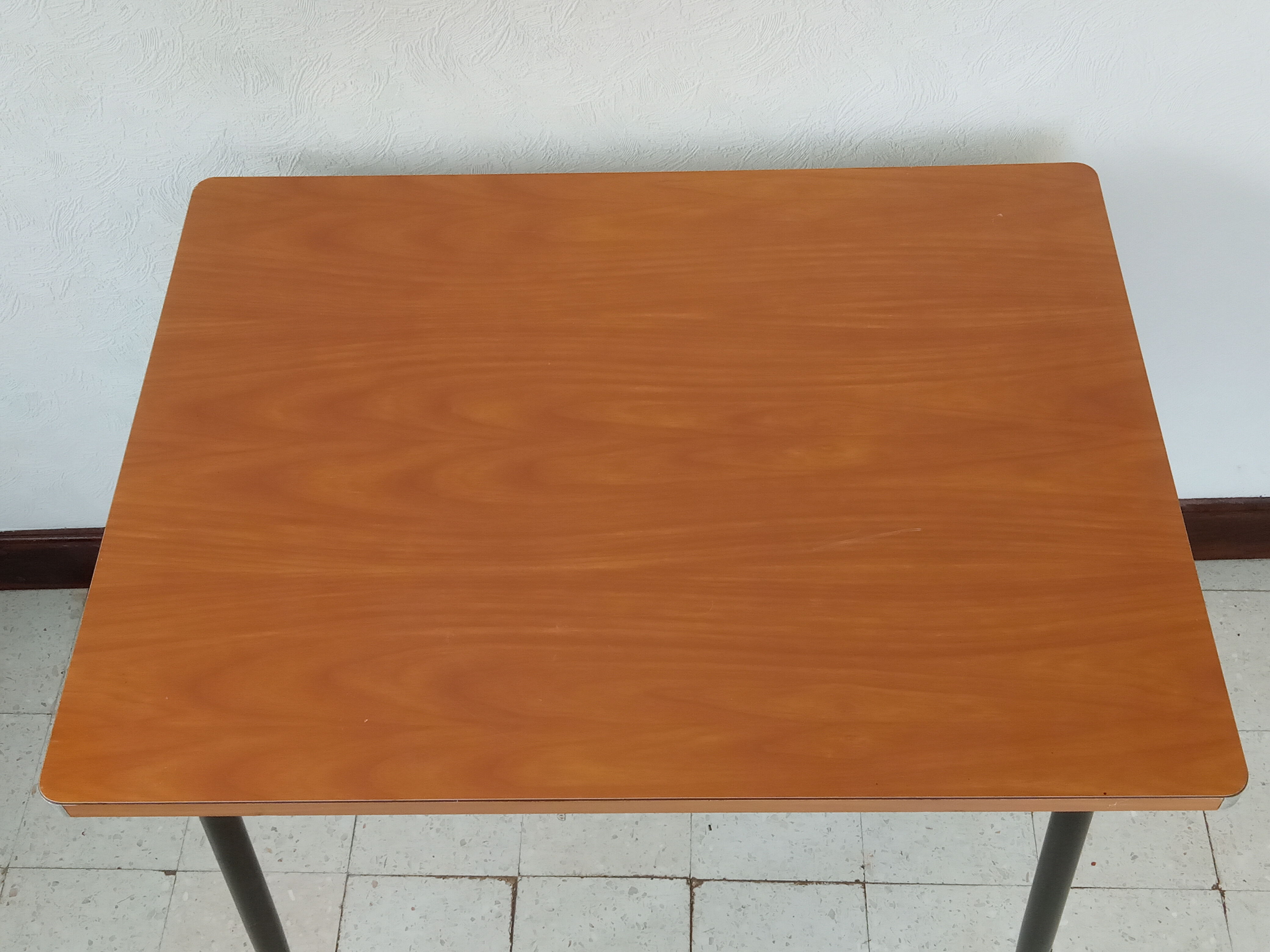 Light wood formica kitchen table