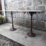 Bistro table marble top 145.5 cm