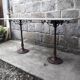 Table bistrot plateau marbre 145,5 cm