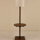 Floor lamp in solid oak, France, 1940s